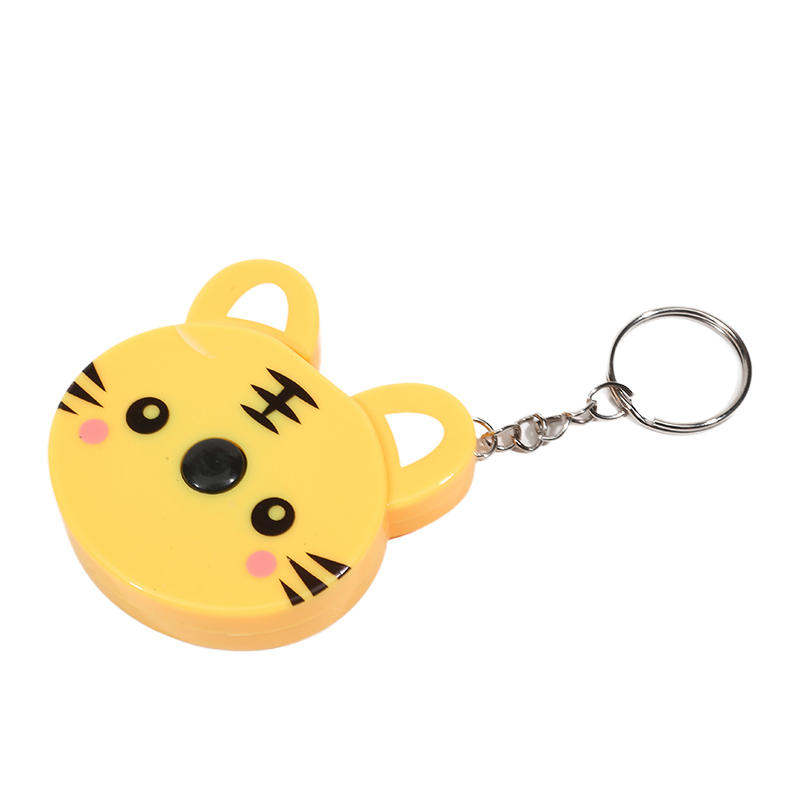 Mini Cartoon Animal Tape Measure Leather Ruler Automatic Stretch Ruler Retractable Measuring Ruler Soft Ruler Sewing Tool