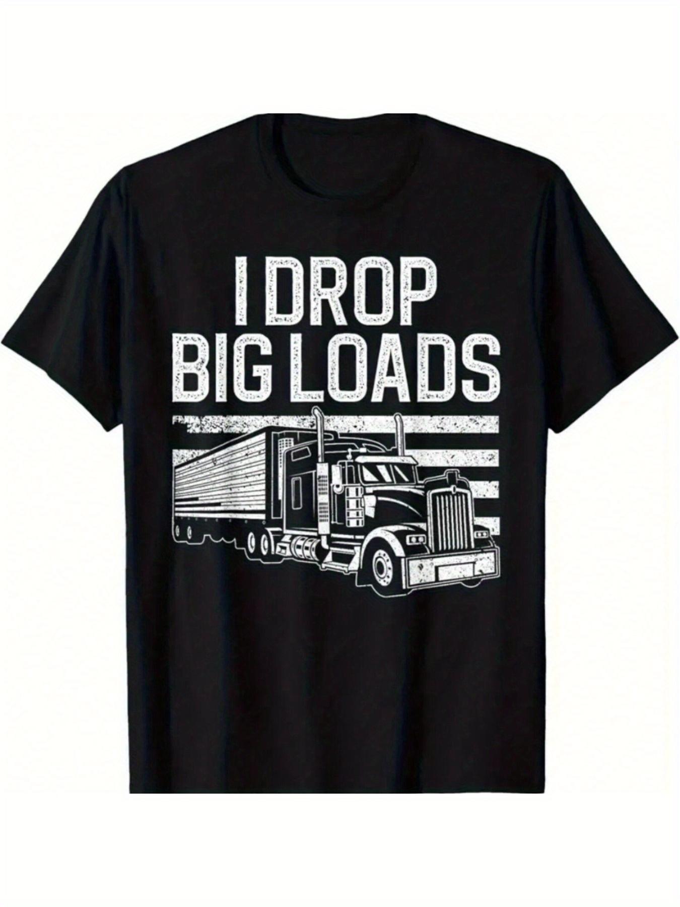 T-Shirt Y2K Humorous Trucker-Themed S