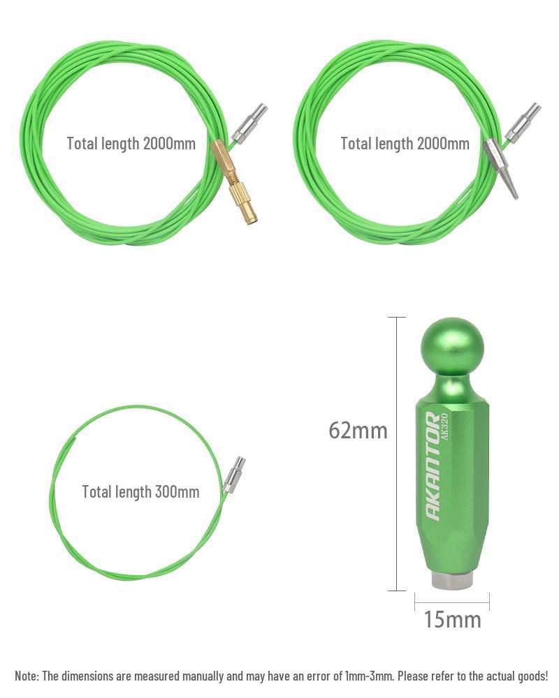AKANTOR Bike Frame Cable Routing Tool for Brake and Oil Tubes