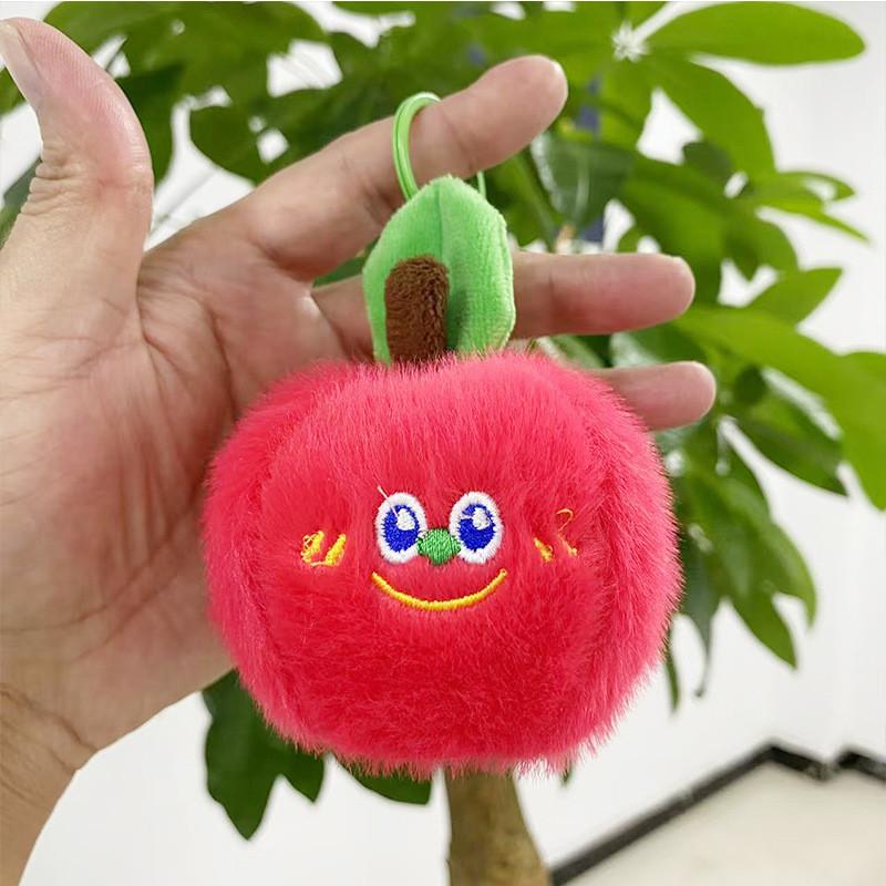 Plush Soft Short Fruit Toys Featuring Watermelon Apple Mango And Pineapple Perfect For Collecting