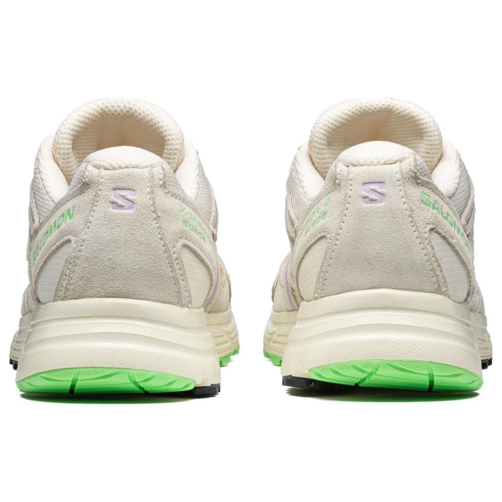 Salomon X-Mission 4 Suede Fabric Leather Breathable Durable Low-Top Outdoor Functional Shoes Unisex Shoes Vanilla 471384