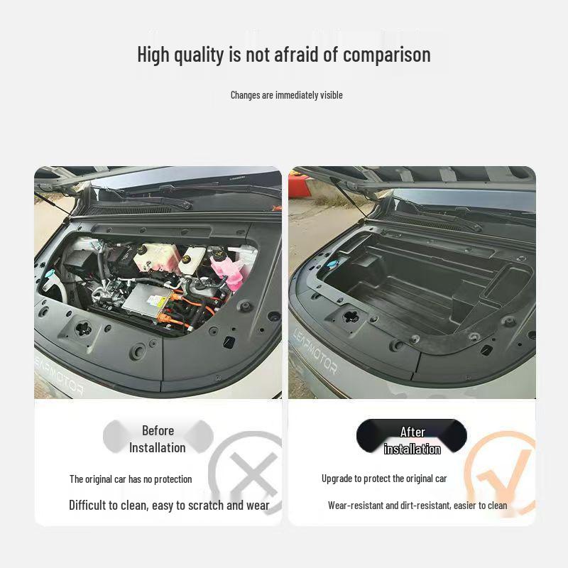 Verbesserte Aufbewahrungsbox für den vorderen Kofferraum für die Elektromodelle Leapmotor C10/C16