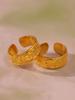 Minimalist Textured Open Ring - Cold Style Fashion Jewelry for Index Finger