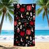 1Pc Christmas Winter Festive Beach Towel Quick Dry Multiuse For Beach Pool Gym Yoga Home Travel Christmas Halloween Xmas Gift S197