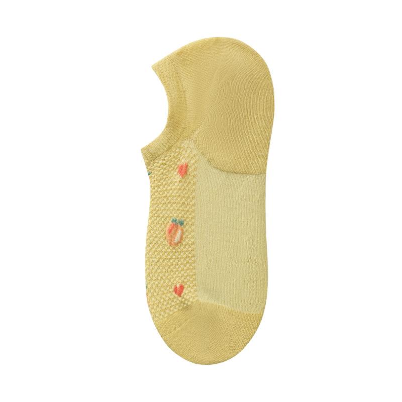 Socks Women Summer Sweat Absorbent Silicone Boat Socks Thin Cute Mesh Women's Socks Thin Short Socks Invisible Socks