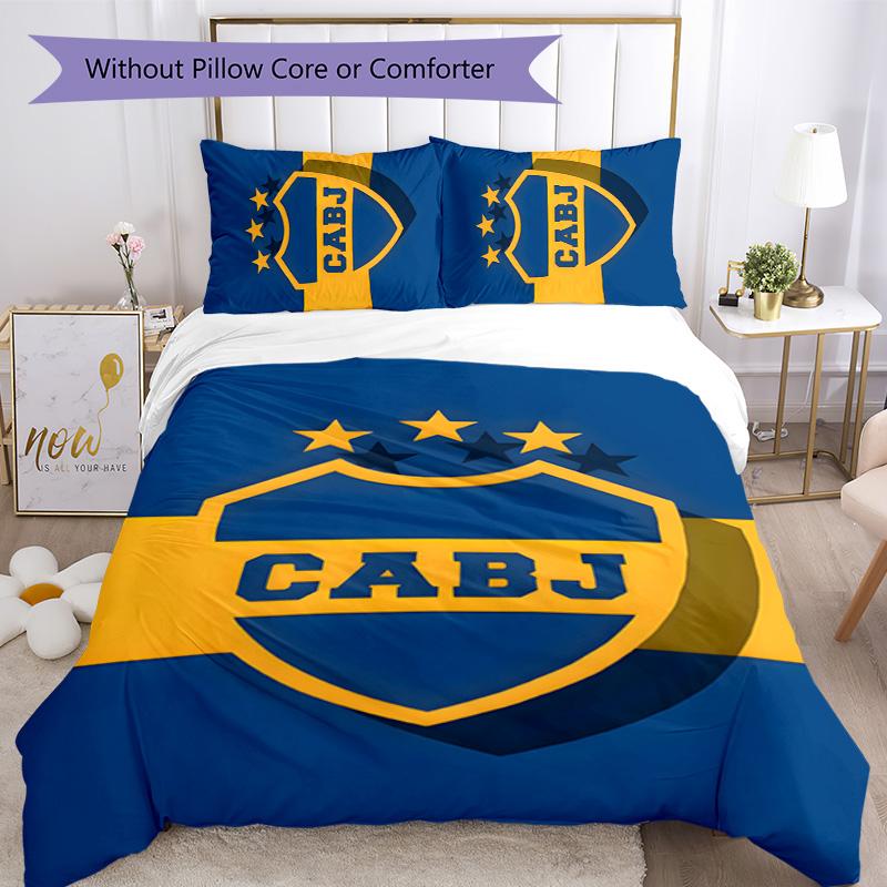 CABJ 3pcs Bedding Set Duvet Cover Closure Includes 1 Duvet Cover & 2 Pillowcases for All Seasons Bedroom Home Dorm Decor