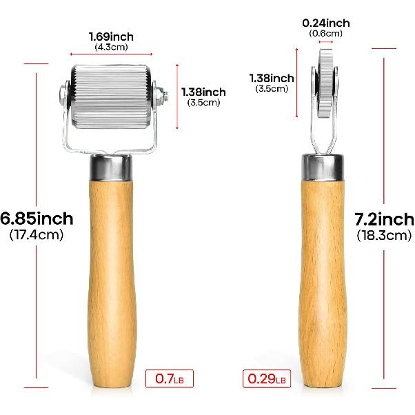 Car Sound Deadening Roller (2PCS, Width: 1.69In & 0.24In), Extremely Smooth Sound Ulation Roller Metal, Noise Deadening Car Sound Ulation Tool