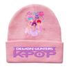 Kpop Demon Hunters Children Knit Beanie Cute And Charming Cartoon Printed Warm Cap Designed for Girls Fall Season Cold Season Outdoor Sports Birth