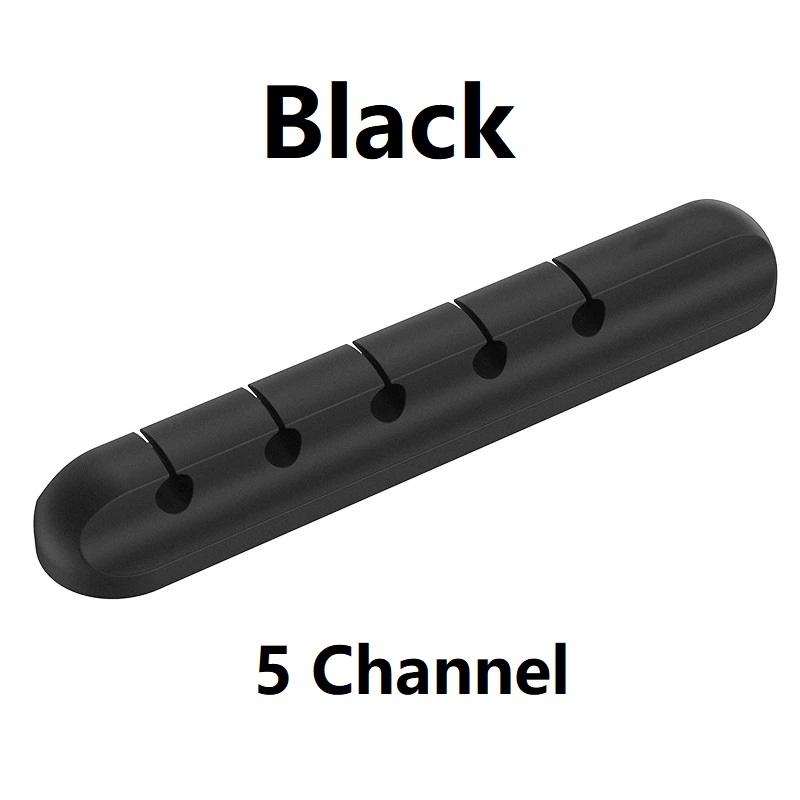 1PCS Cable Cord Wire Organizer Silicone USB Cable Winder Management Self Adhesive Clips For iPhone Huawei Mouse Keyboard Headset