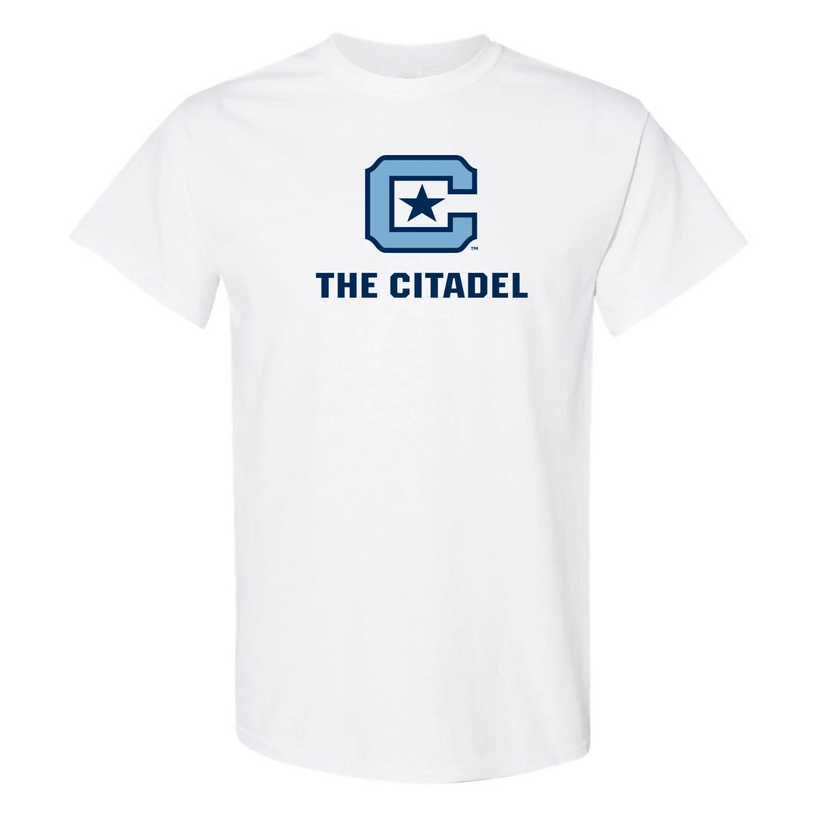 The Citadel Bulldogs Primary Logo T Shirt - White S