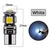 10X Auto T10 W5W 194 Car Brake Led Canbus Interior Reading Bulb Dome Dashboard Lamp 5050 5SMD Reverse Light License Plate Lamps