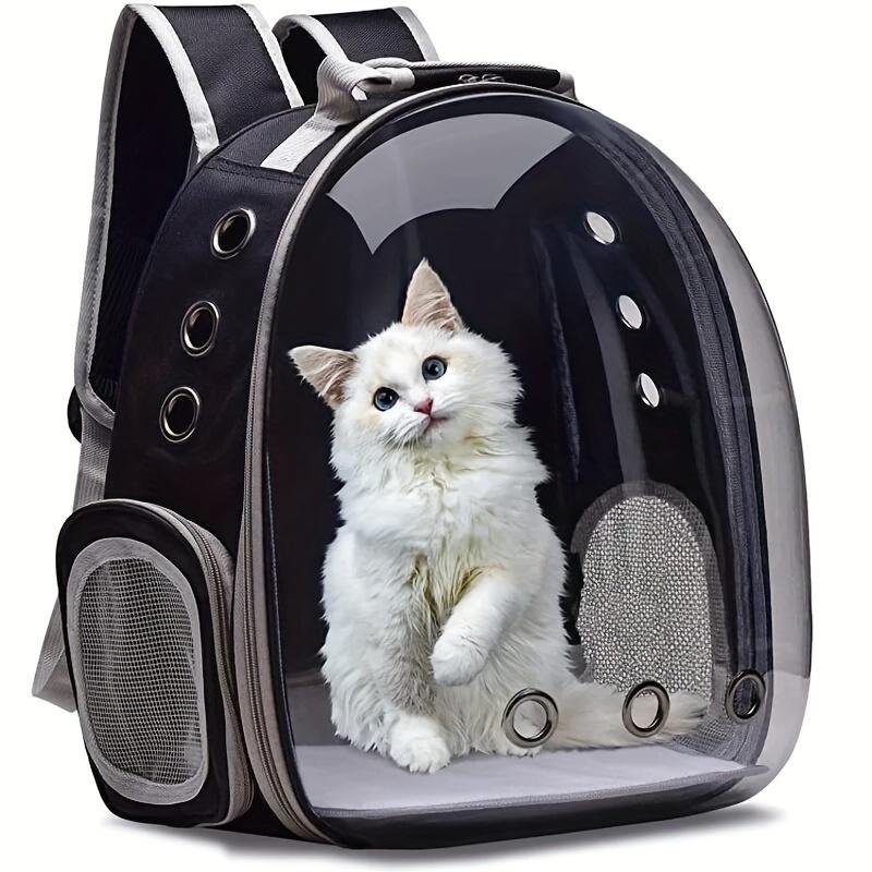 Transparent Shell Pet Bag with Large Capacity, Space Cover Cat Bag, Suitable for Travel