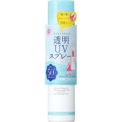 UV Forecast Transparent UV Spray Sunscreen Spray for and Body 150g SPF50+ PA++++ Face, Hair, [Product]