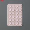 JCD 10pcs  Suction Cup Wall Stand Mat Multifunctional Silicone Leather Square Phone Case Anti-Slip Holder Mount Suction Cups