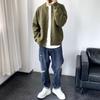 Knitwear Men's Autumn and Winter Fashion Solid Color Simple Thickened Design Youth Sweater Jacket