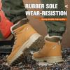 Pohodlná bezpečnostní obuv pro muže vysoce voděodolná pracovní obuv protiskluzové bezpečnostní boty gumová podrážka pracovní tenisky s kovovou špičkou