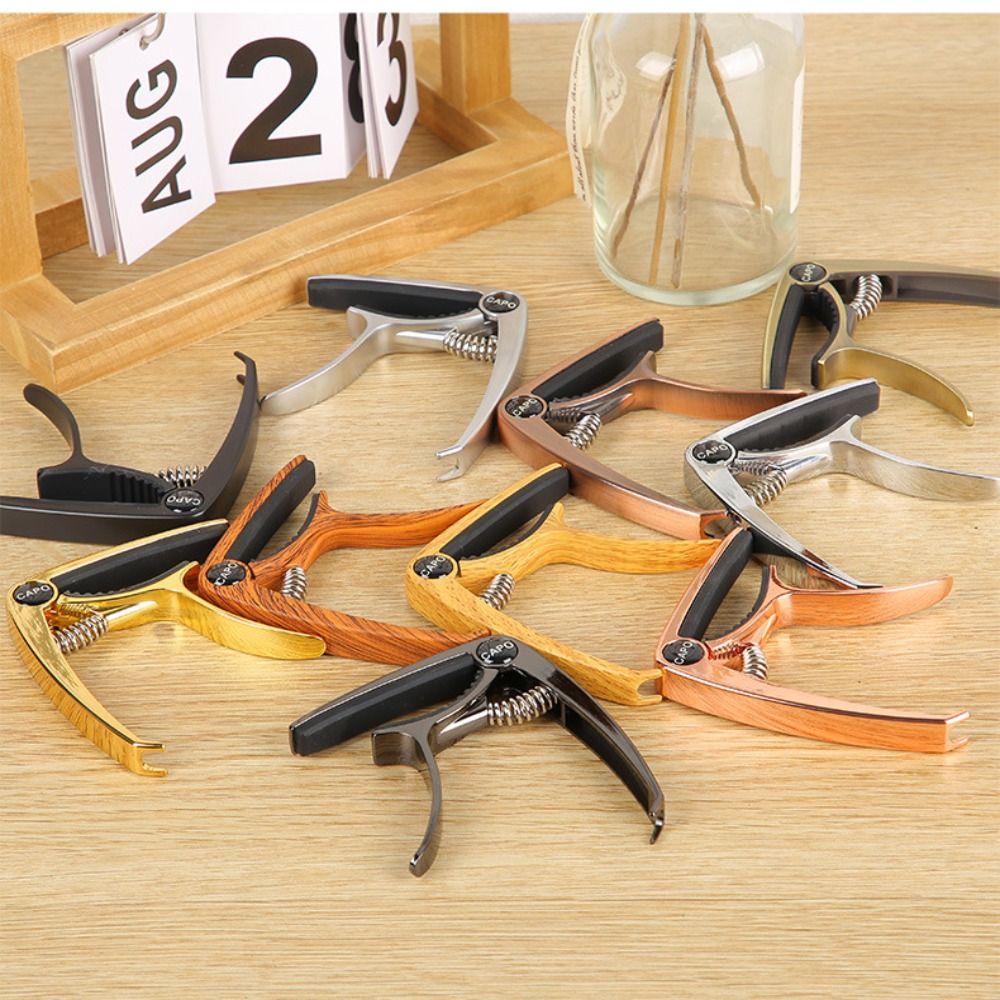 Clip Aluminum Zinc Zinc Alloy Tone Adjust Tuning Clamp Key Trigger Capo Guitar Capo Guitar Clamp Guitar Tuner