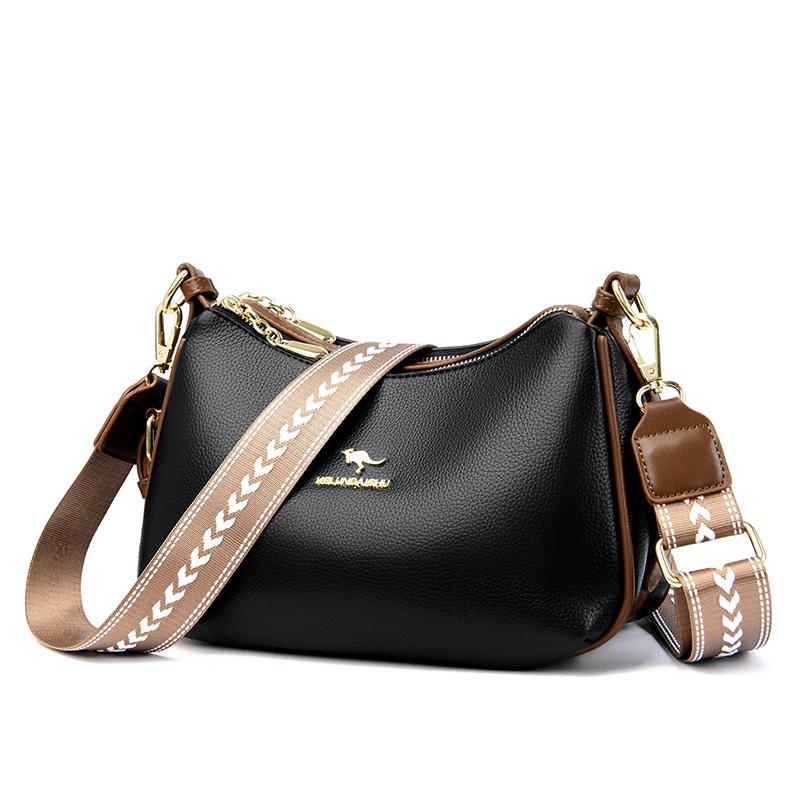 

Кожаная сумка-мессенджер для женщин, сумка через плечо, высококачественная женская сумка, роскошный дизайнерский бренд, модная, новая