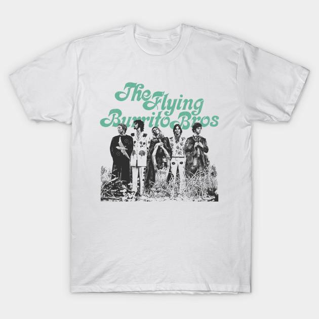 

Men Black Print T-shirt The Flying Burrito No-Cut Transfer Paper Print Cotton Tshirt M білий
