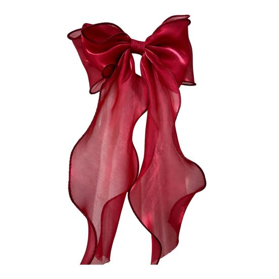 Bow Curtain Straps French Silky Tieback, Window Holders Ties Tieback Backs, Decorative Drape Holdbacks for Home Bedroom Fabric Tiebacks