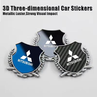 Zinc Alloy Car Fender Emblem Rear Trunk Badge for Lancer Ex Mirage OTO ASX Montero L200 EVO Delica Pajero Eclipse