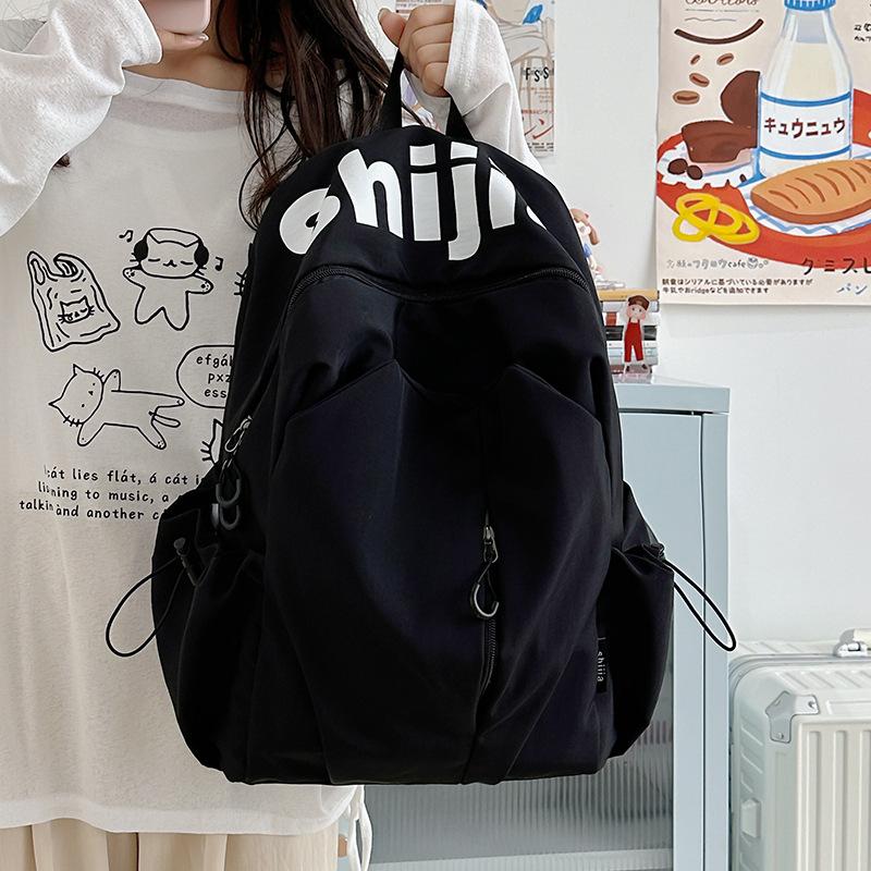 Schoolbag ins niche lightweight water-proof high school students and women large capacity sports outdoor backpack travel backpack