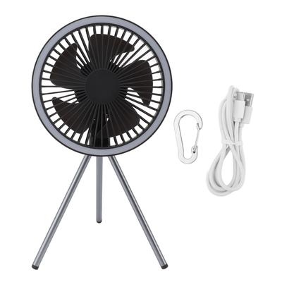 Wentylator kempingowy Tripod LED 10000mAh Wentylator akumulatorowy Wentylator zewnętrzny przenośny do grillowania, wędkowania, samochodu
