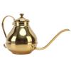 Coffee Tea Pot Stainless Steel Gold Thin Mouth Coffee Drip Kettle for Home Kung Fu Tea