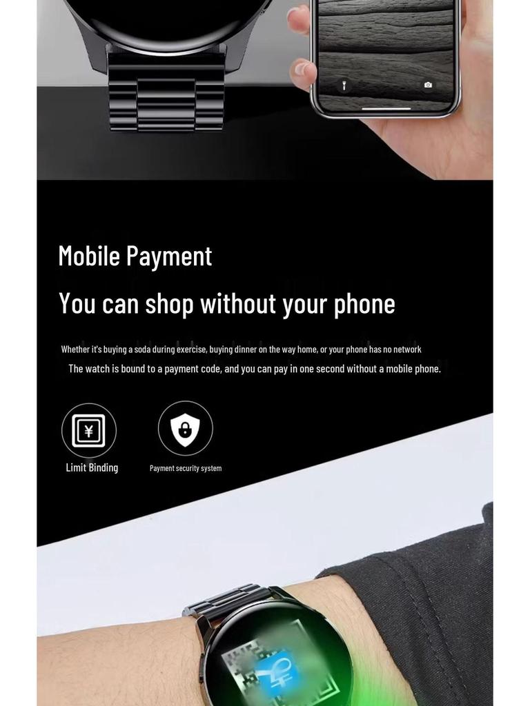 Montre connectée Watch8: Nouveau Multifonction Bluetooth, Étanche, Paiement NFC, Sports, Musique T05.