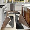 1PC Geometric  Pattern Kitchen Rug Non-Slip Door Mat Pop design Bathroom Rug Bath Mat Carpet for Home Sink Laundry Decoreeree