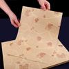 Oil-Absorbing Food-Grade Cooking Paper: Tray Liners for Frying, Grilling, Baking, Roast Duck, and Sandwich Wrapping.