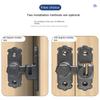 Anti-theft Door Hasp 90 180 Degree Door Bolts Sturdy Door Buckle  Kitchen Bedroom Bathroom