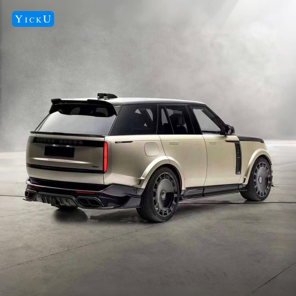 MS Style Carbon Fiber Body Kit for New Land Rover Range Rover: Front Lip, Rear Lip, Fender Flares, Side Skirts, Tail Spoiler, and Wind Deflectors
