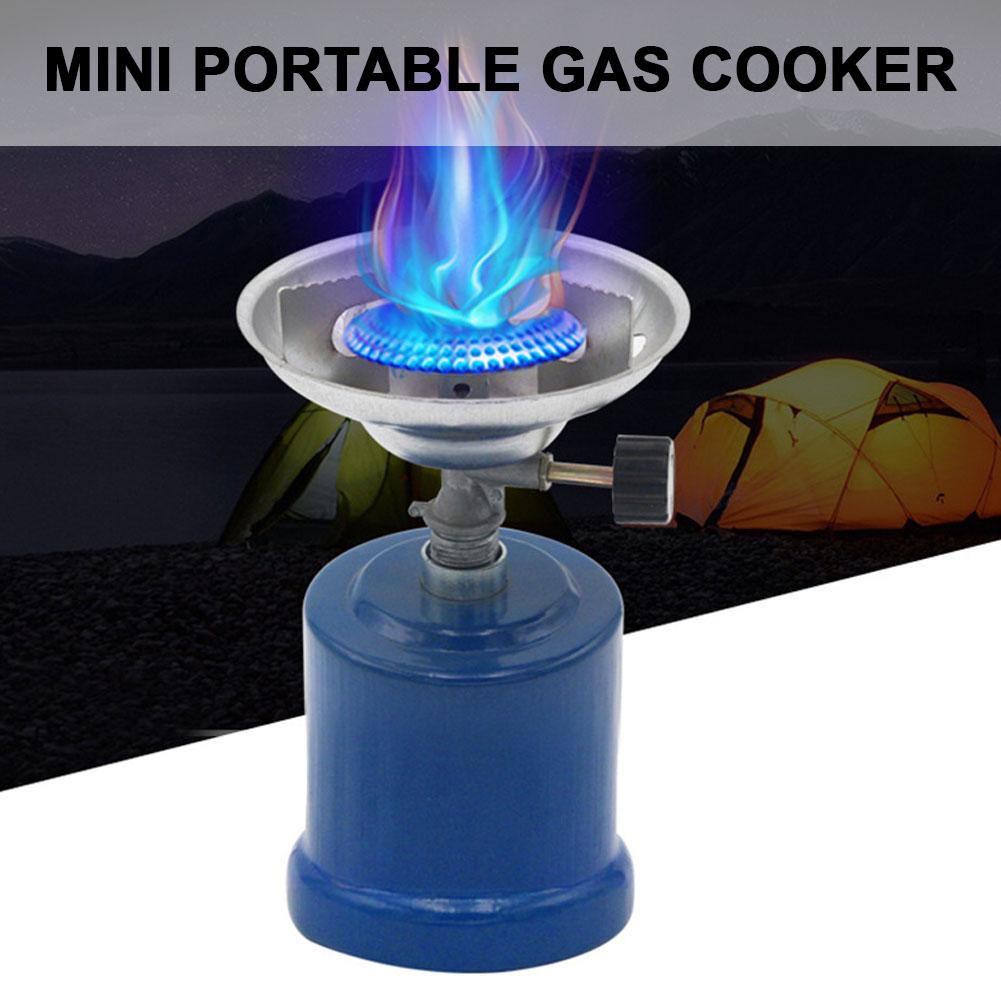 Portable Outdoor Gas Tank Coffee Stove Adjustable Propane Burner Gas Hiking Picnic For Fishing Y2A9