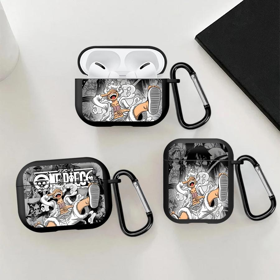 OneS P-ieceS LuffyS Case for Airpods Pro2 3 4 Pro 1 Pro3 2 Earphone Cases Cover
