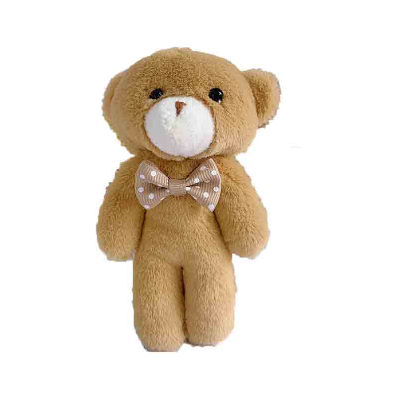 

Мишка с бантиком, кукла, рюкзак, брелок для ключей, подвеска, аксессуары, игрушка, плюш темно-коричневого