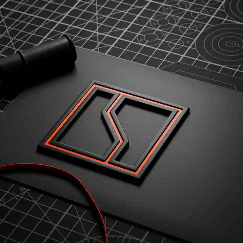 For ZEEKR 001 X 007 7X 009 Black Badge Front Rear Badge Blackened Modification Accessories