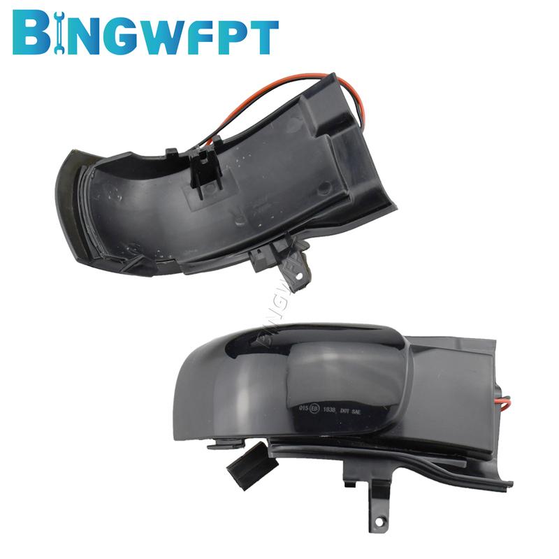 Left+Right For VW Touran 1T1 1T2 2003-2009 LED Turn Signal Light Dynamic Blinker Side Lamp Pair Arrow Mirror Indicator