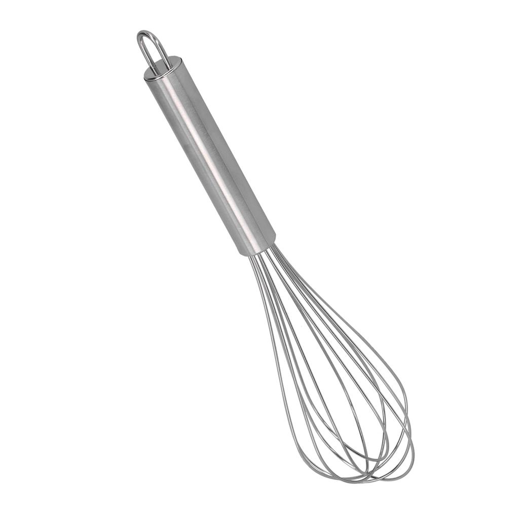 Stainless Steel Whisk Manual 6?Wire Egg Beater Home Baking for Cooking Mixing Whisking10 Inch