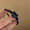 Steel Fun New Cartoon Cat Charm Bracelet for Women Halloween Gift Skeleton Tassel Hand Chain Girls Jewelry Gift Y2k Accessories