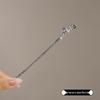 Vintage Chinese Style Hairpin for Updos - Elegant Retro Hair Stick with Tassel for Qipao