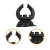 8Pcs Aquarium Heater Holder Suction Cups Fixing Clips Underwater Black with Clips