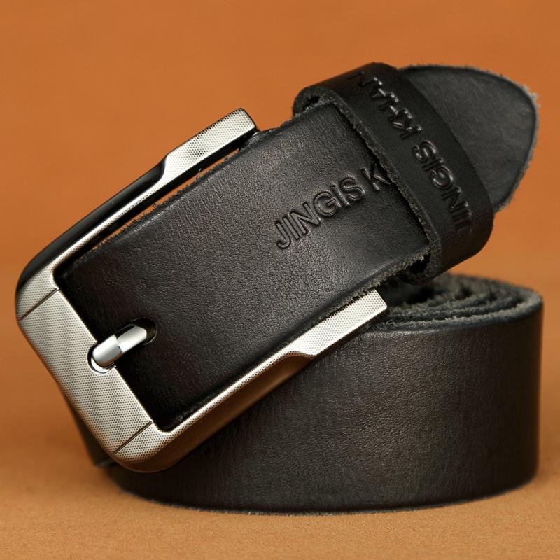 

Ремень из натуральной коровьей кожи, мужской, с пряжкой, молодежный, деловой, для отдыха, ручной работы, первый слой, ремень в стиле ретро из натуральной коровьей кожи, универсальный, прилив 140cm