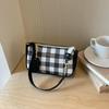 Plaid Checkered Design Fashionable Single Shoulder Bag for Women - Versatile Everyday Underarm Accessory