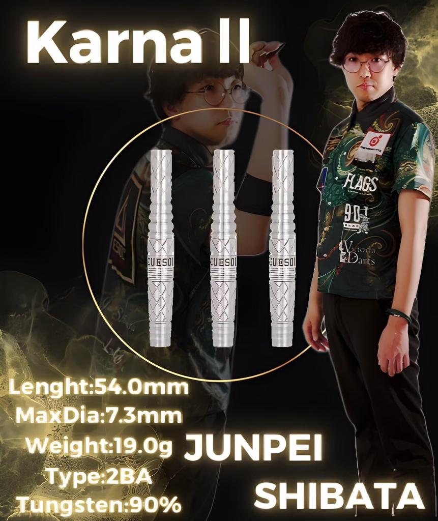 CUESOUL Junpei Shibata Player Model II Karna Soft Tip Tungsten Set 90% 3-Club (CSDP-BS040-1)