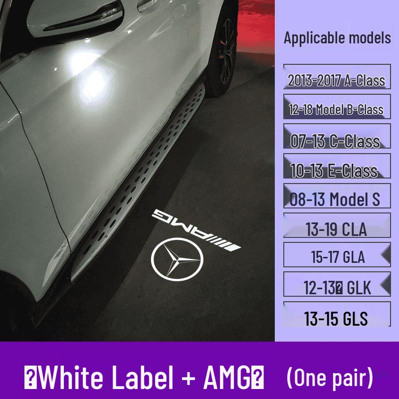 Mercedes-Benz Rearview Mirror Welcome Light for E-Class, A-Class, B-Class, C-Class, S-Class, GLC, EQC - Car Carpet Projection