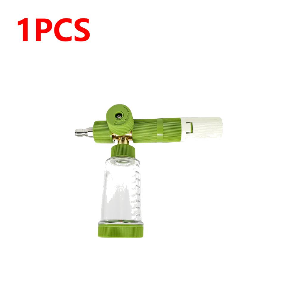 1/2PCS Water Foam Pot with 1/4 Inch Quick Connector 4500PSI Adjustable Pressure Washer Gun 100ml Car Wash Snow Foam Lance Pot