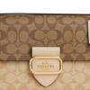 Coach Morgan 26 Classic Monogram Flap Snap Comfortable Leather Messenger Bag Women Shoulder Bag Khaki CM089-IMOT4