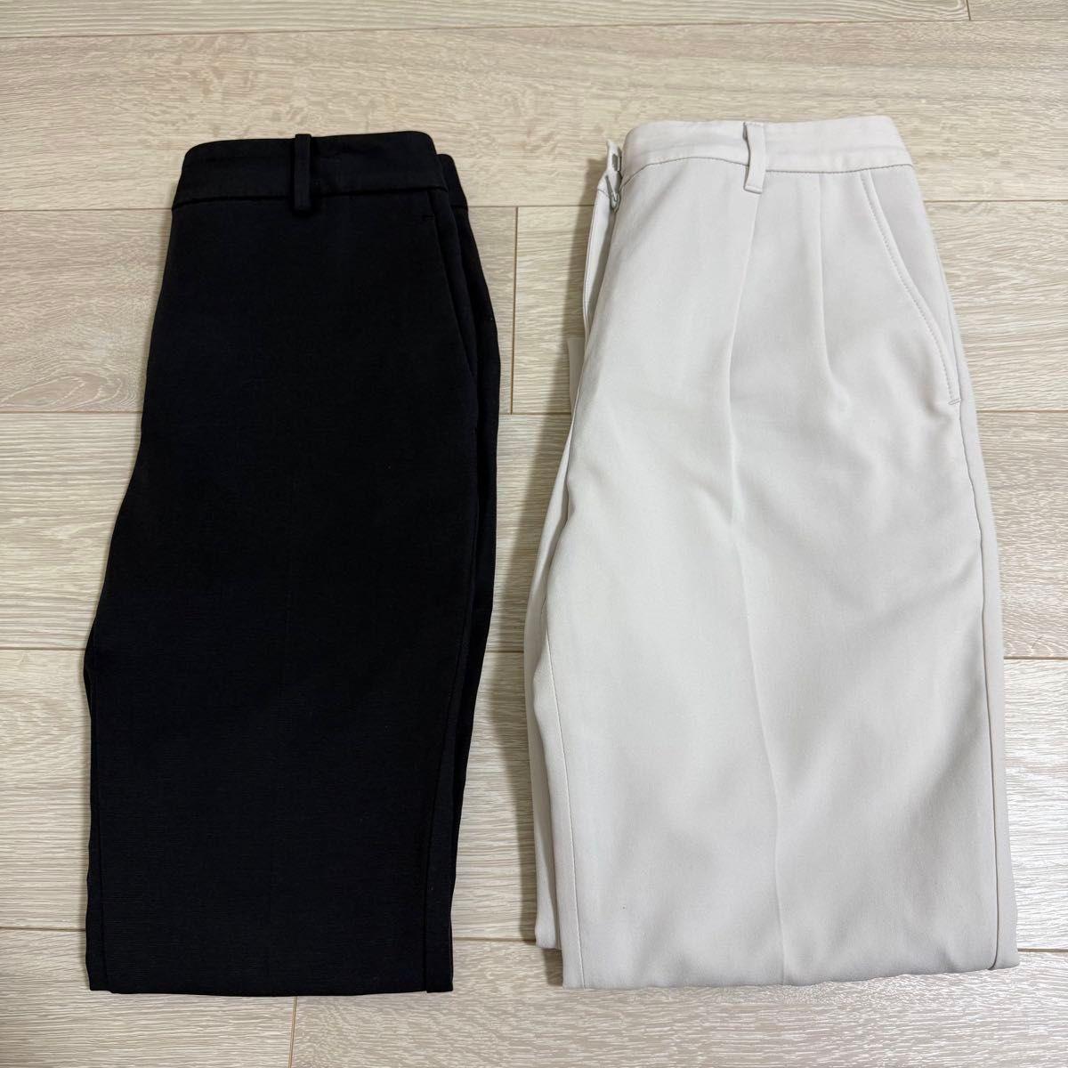 [PLST] Plaste 2-piece set pants slacks black