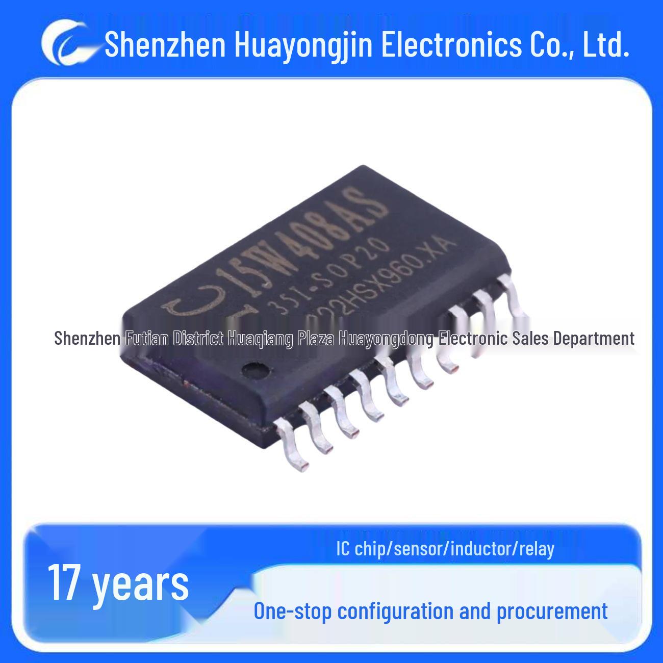 

STC15W408AS-35I Microcontroller, SOP20 Package